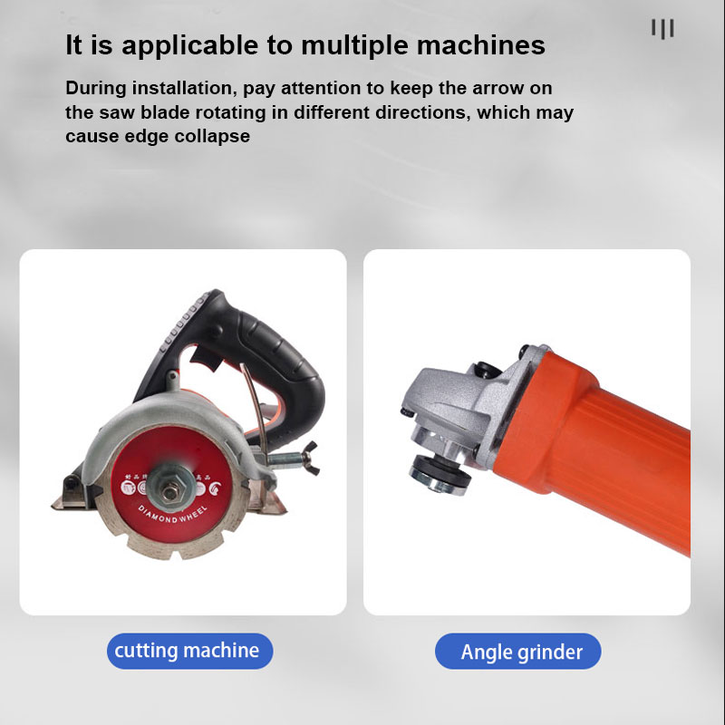 Lame de scie diamantée 125mm, disque de brasage en métal à coupe sèche, meuleuse d'angle à pression chaude, outil de roue coupée pour mur de carrelage en pierre