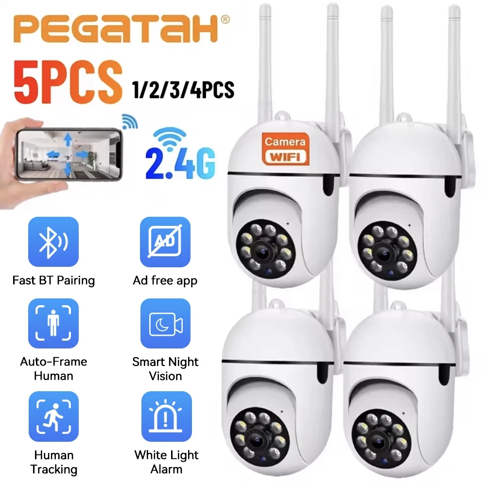 Cámaras de videovigilancia Wifi de 2,4G y 8MP, Monitor de protección de seguridad interior IP, Zoom 5,0X, alarma de seguimiento inalámbrica para el hogar, o-kam pro