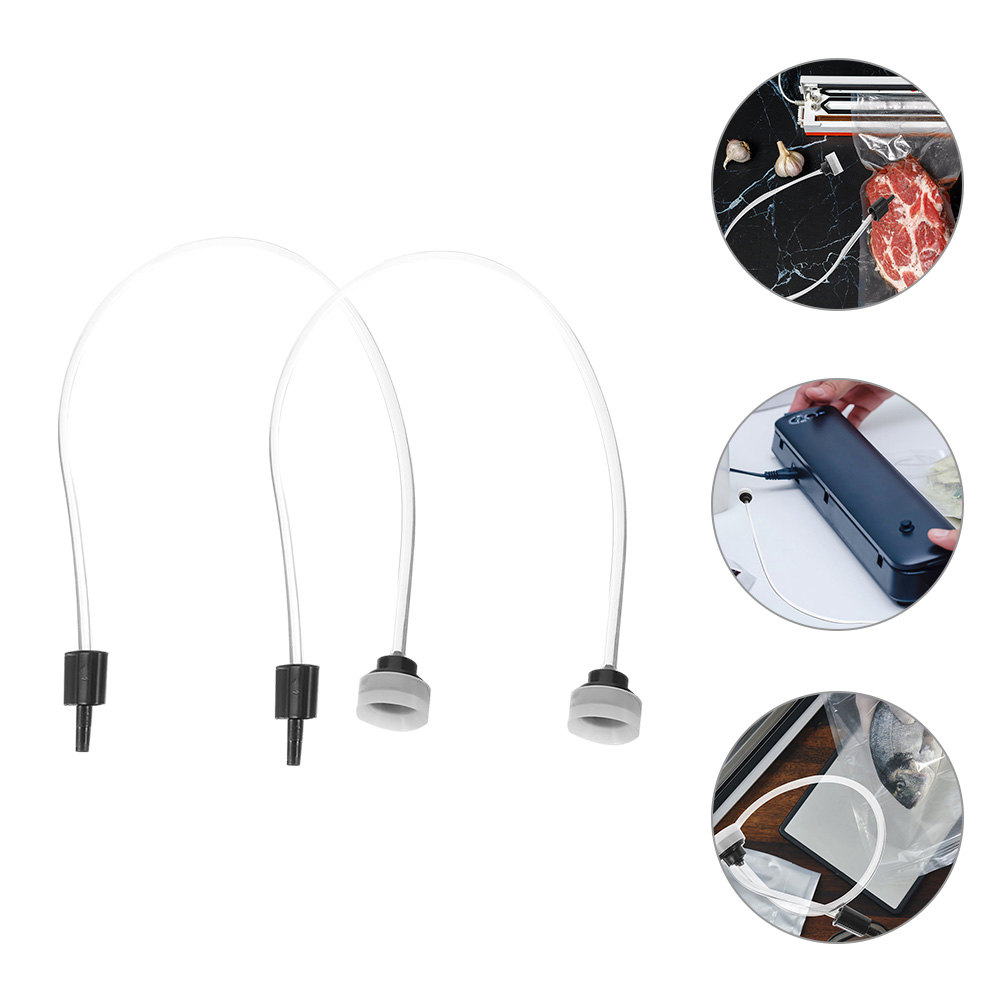 2 ชิ้นท่อสูญญากาศเครื่องบรรจุภัณฑ์เครื่องซีลหลอด Link Catheter ยืดหยุ่นสําหรับกระเป๋าอุปกรณ์เสริมเปลี่ยน