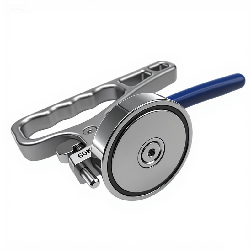 Ferramenta de captação magnética forte, ventosa de manuseio de carga de 30/60kg para placa de ferro, molde de aço, alimentador de corte a laser, ímã de elevação