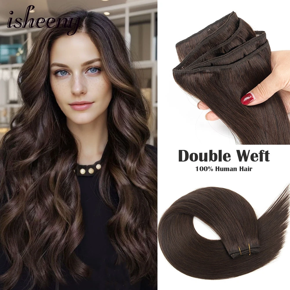 ตรงเส้นผมมนุษย์สานบราซิล Remy เส้นผมมนุษย์รวมกลุ่มเย็บ Weft Extensions ตรงสีบลอนด์100G 12 "-24" ธรรมชาติ