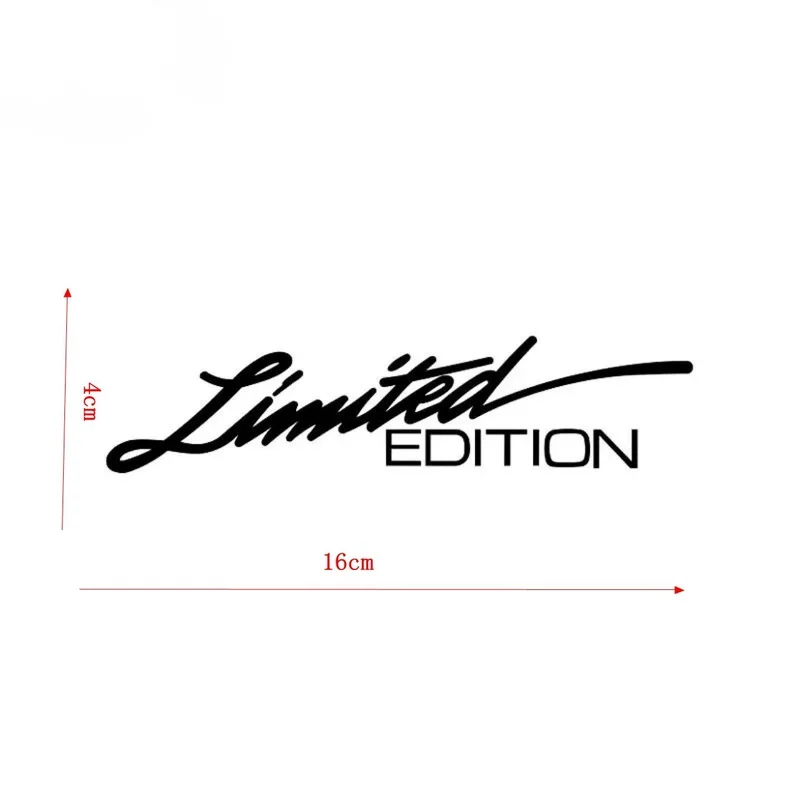 Auto Laser Aufkleber LIMITED EDITION Englisch Brief Auto Front Dekoration Reflektierende Aufkleber Auto Styling Aufkleber Auto Aufkleber 16*4 cm