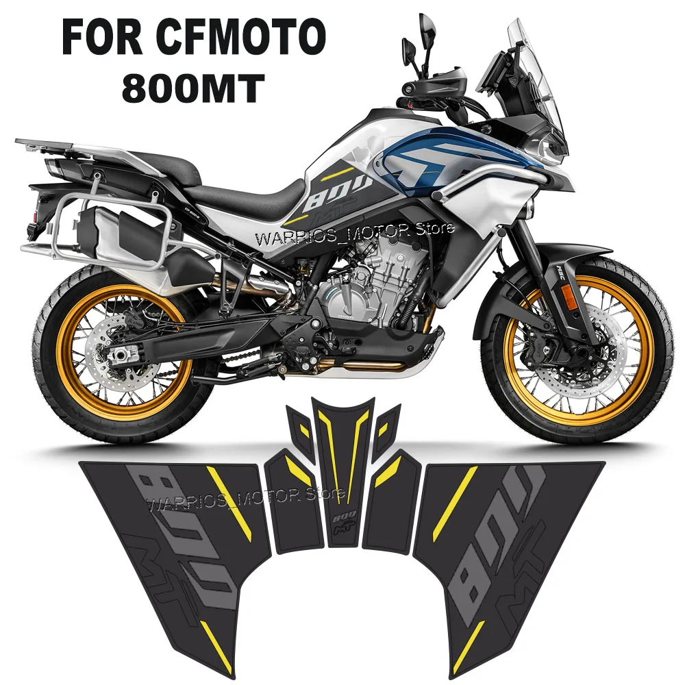 For CFMOTO 800MT 800 MT 800 mt Motorcycle Accessories Tank Pad Protector Sticker Decal Gas Knee Grip Traction Pad Side Logo