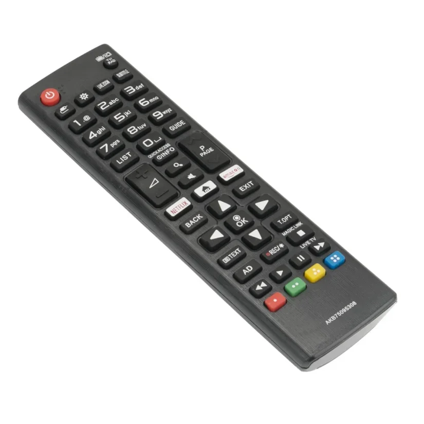 Controle remoto abs de alta qualidade akb75095308 akb75095307 akb75675311 para lg smart tv 433mhz