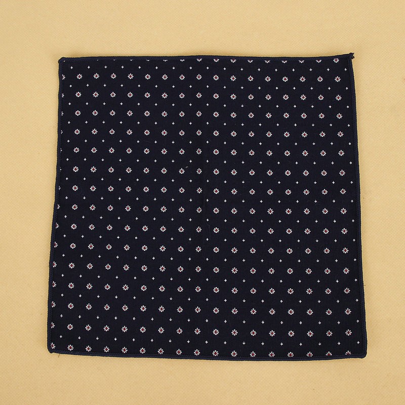 ผ้าฝ้ายกระเป๋าสแควร์แฟชั่นลายDotชุดTieสำหรับผู้ชายVintage Retroผ้าเช็ดหน้า22*22ซม.ผ้าเช็ดตัวสุภาพสตรีHankies