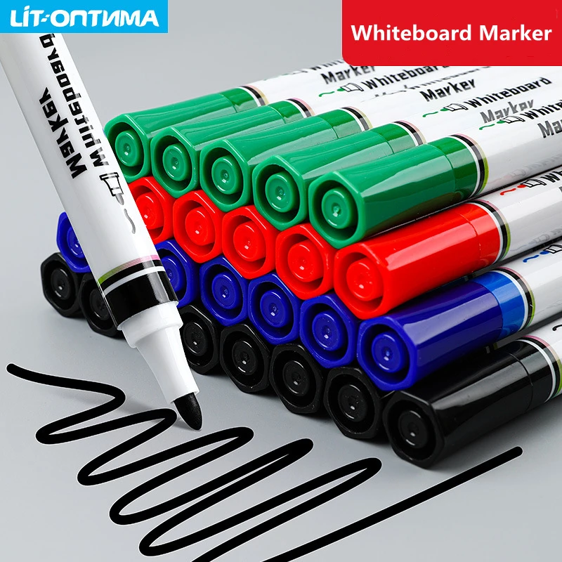 4 ชิ้น/เซ็ต Erasable Magnetic Whiteboard MARKER ปากกากระดานดํา MARKER ชอล์กแก้วเซรามิคสํานักงานโรงเรียน Art MARKER เครื่องเขียน
