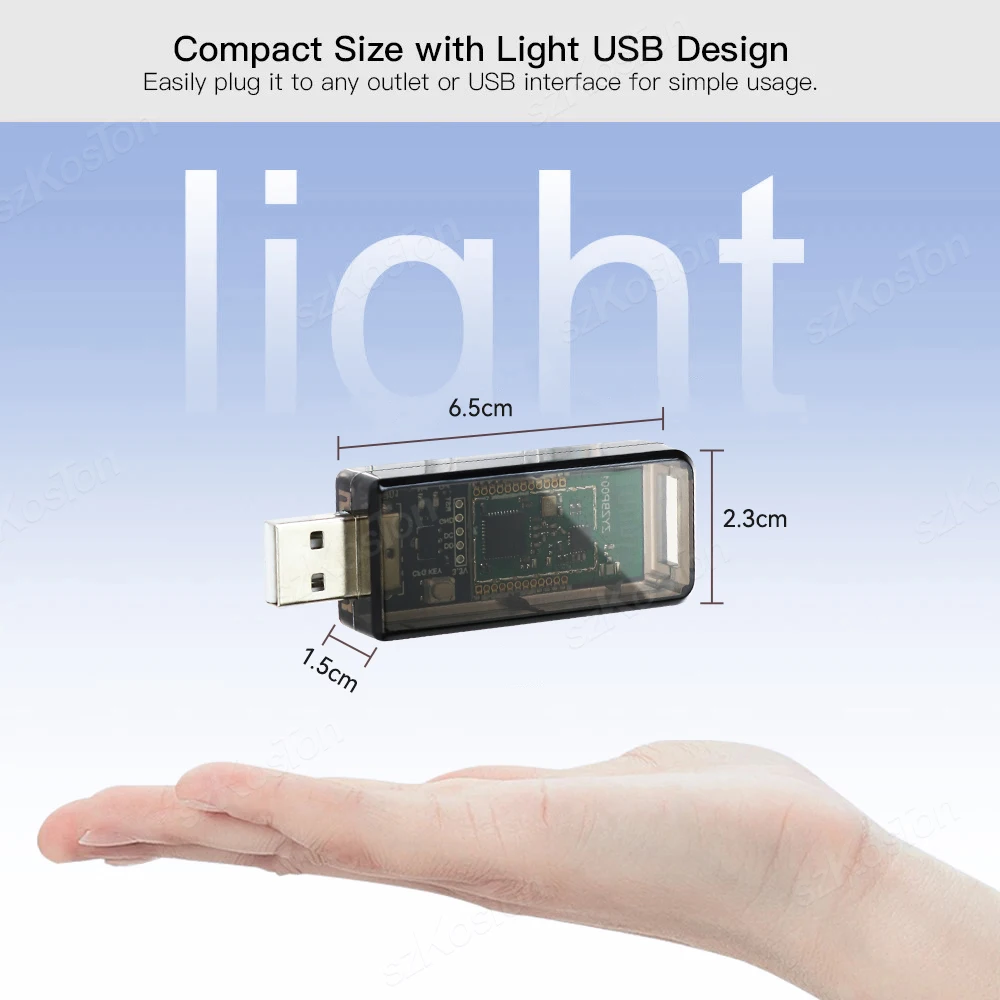 Repetidor de señal ZigBee 3,0, extensor de amplificador de señal USB para aplicación Tuya eWeLink, asistente doméstico ZigBee2MQTT Tasmota