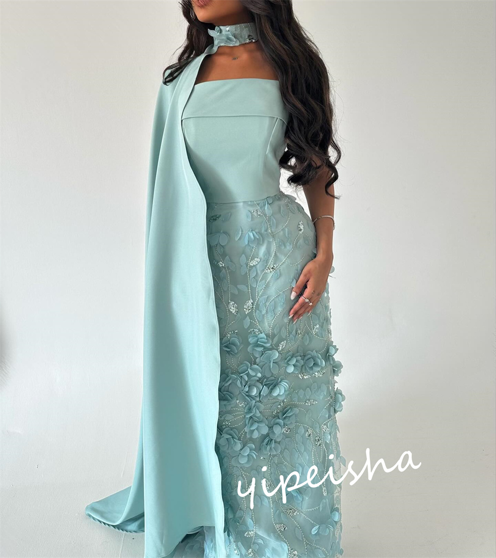 CustomizedJiayigong พรหม S Applique Clubbing A-Line ไหล่ข้างหนึ่ง Bespoke โอกาสชุดเดรสยาว