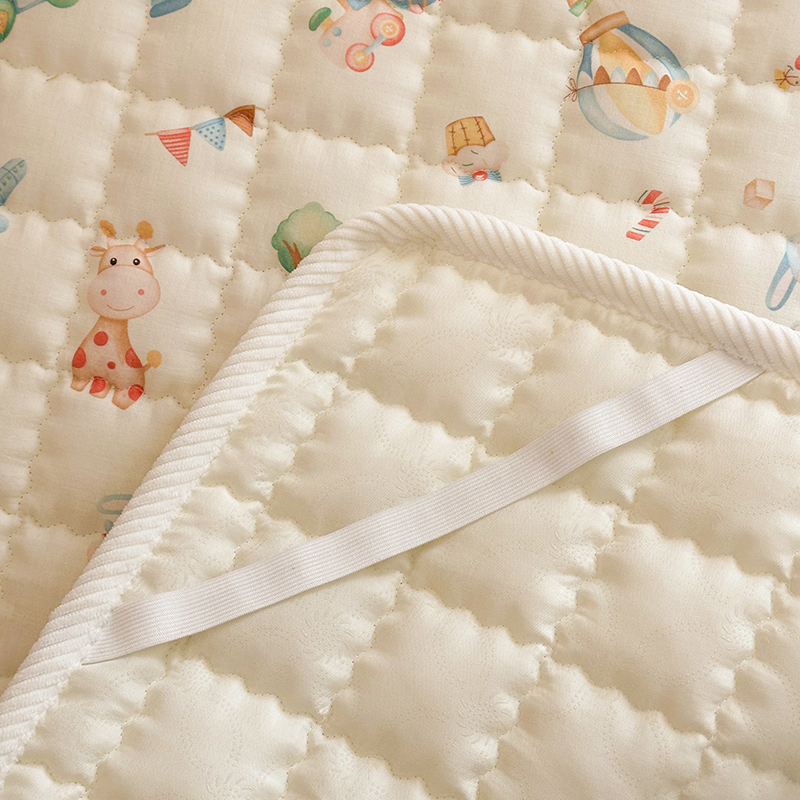 Colchón de algodón de doble capa para bebé, almohadilla de cuna suave para niños, ropa de cama de guardería, 56x100cm