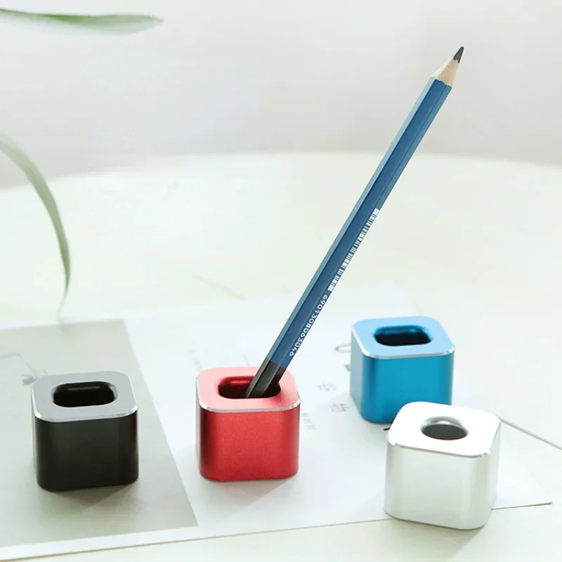 アルミペンホルダー 滑り止めパッド付き 鉛筆シェーバー カミソリ 歯ブラシ バスルーム Organizador Escritorio デスクオーガナイザー ビューロー用