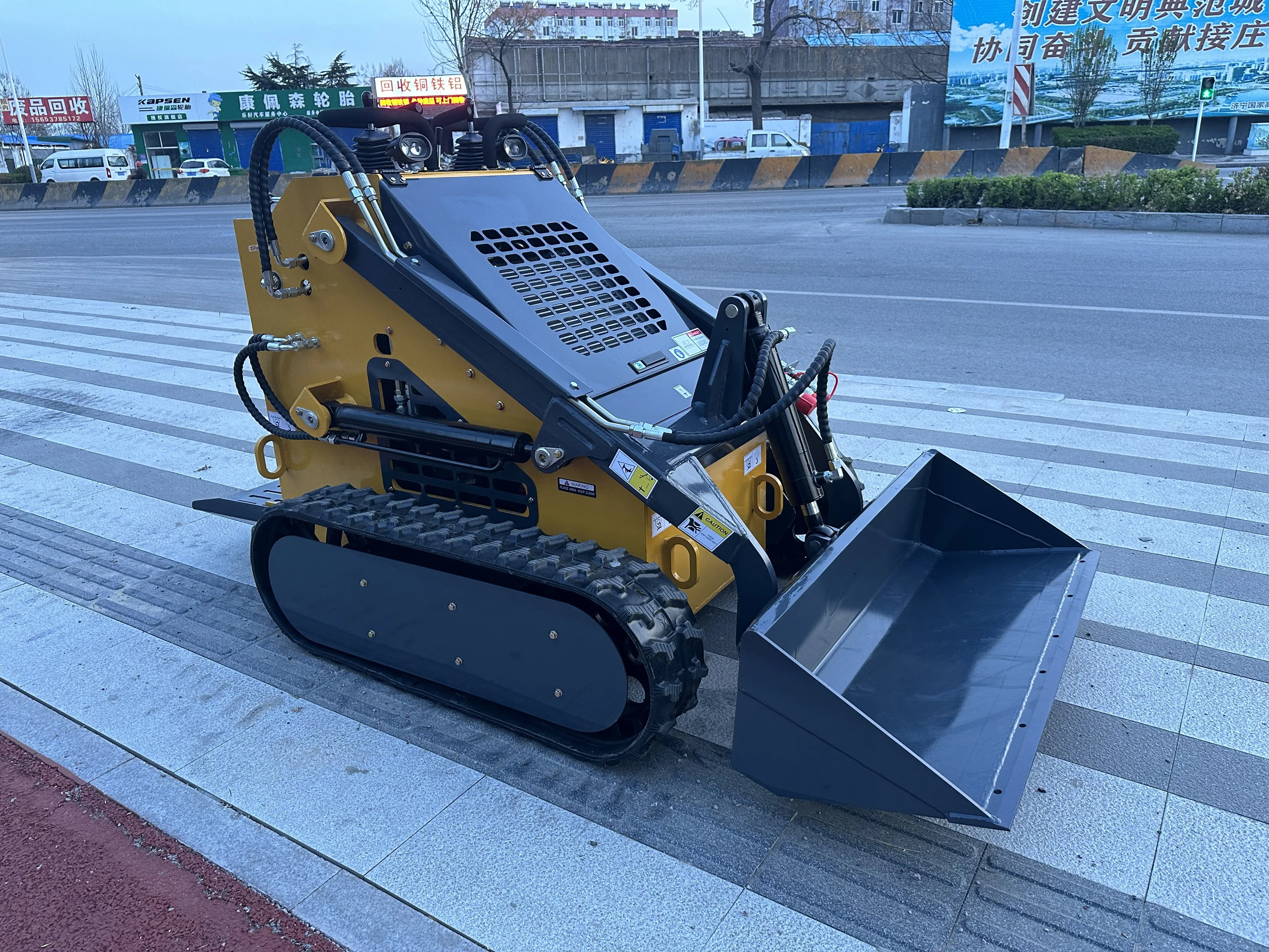 Wheel Skid Steer Loader Customized  Mini  loader Skidsteer  loader Front Loader  Free shipping Kubota EPA Euro V Small Loader