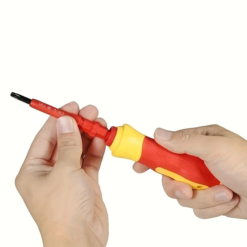 8 in 1 Insulated Screwdriver Set Magnetic Screw Driver Double Head Bit CRV Slotted Phillips Torx Triangle Electrical Tools