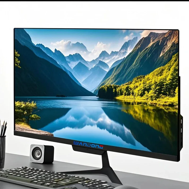 Computadora de escritorio todo en uno de 23,8 pulgadas Pantalla FHD Core I5 8G+512GB PC todo en uno con teclado/ratón con cable