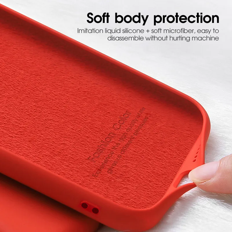 Casing mewah untuk Xiaomi Poco F6 sampul Poco F6 Fundas Coque silikon cair asli casing belakang TPU lunak Poco F6 F5 Pro
