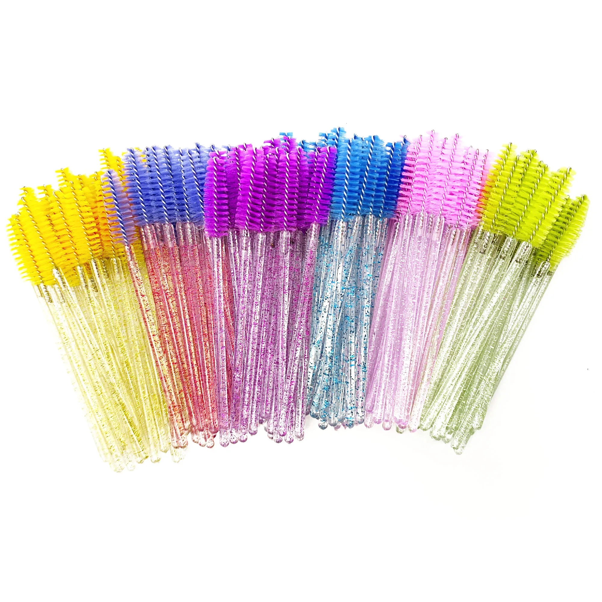 Xả Hàng Lông Mi Bàn Chải Lông Mi Nối Dài Dụng Cụ Chải Chân Mày Mascara Hoa Dây Applicator Spoolers Lông Mi Đựng Mỹ Phẩm