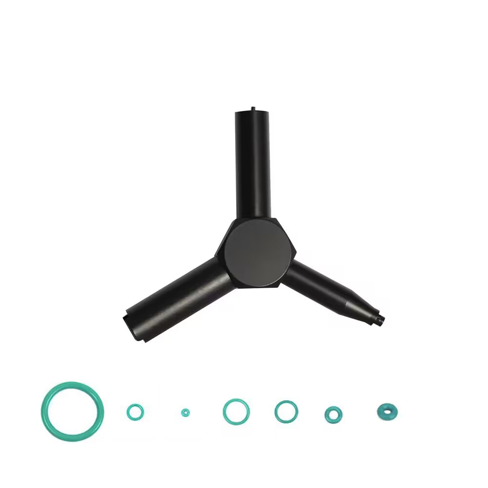 Airsoft Fluorine Rubber Ring Tactical Set, Green Flat Silicone Rubber Ring Sealing Gasket, GBB Glock 17 19 P1 air valve wrench