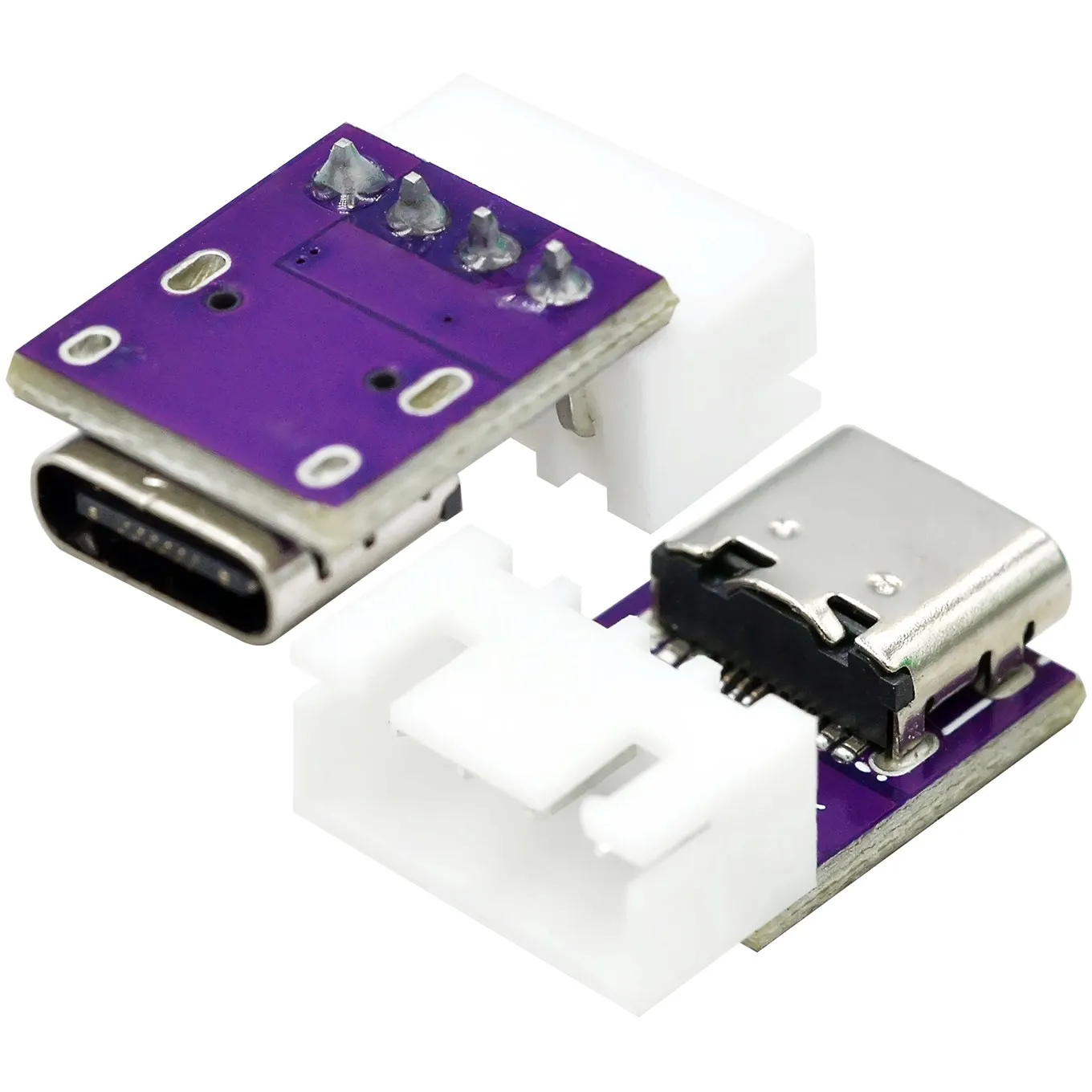 USB3.1 16P ถึง2.54บอร์ดตัวแปลงกำลังสูงในปัจจุบันจะถูกแทรกทั้งสองด้านของ papan ujian ฐานแม่ TYPE-C