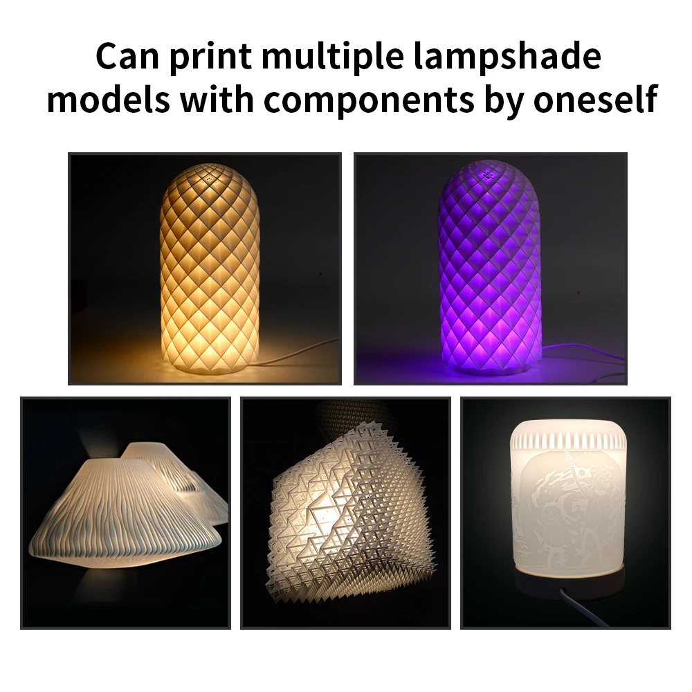 Voor Bambu Lab Led Lamp Kit 001 Hardware Voor Bamboe Licht Led Licht Onderdelen DIY Model Warm Wit/Multicoour zonder Lamp Shell