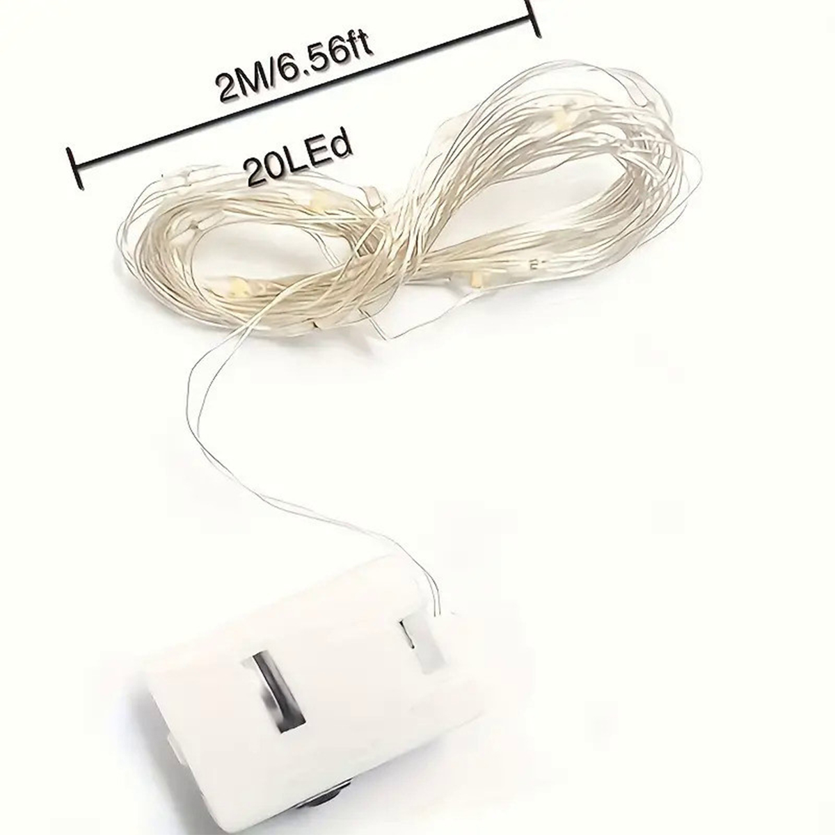 5 stücke LED-Lichterkette 1m/2m/3m Dekoration handgemachte Hochzeit Blume Lichter Dekor Tisch Fee Geschenk birne mit Draht für Box-Batterie