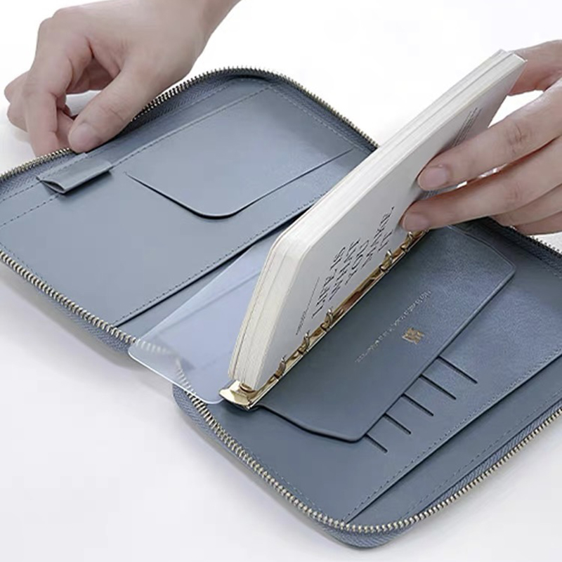 Side insertion Loose leaf book board Metal binder 6 holes Clip File Folder shell Notebook Ring Binder buckle Planner Agenda