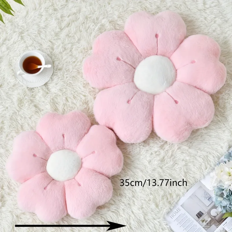 Cuscino in peluche a forma di fiore: comodo e carino cuscino per l'arredamento del materasso e del divano, cuscino per sedia, cuscino per il pavimento