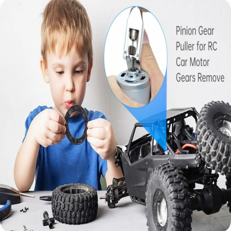 Herramienta extractora de engranajes de Motor RC, Extractor de dientes Universal, extractor de piñón, modelo de vehículo, engranaje de piñón de Motor pequeño, removedor profesional
