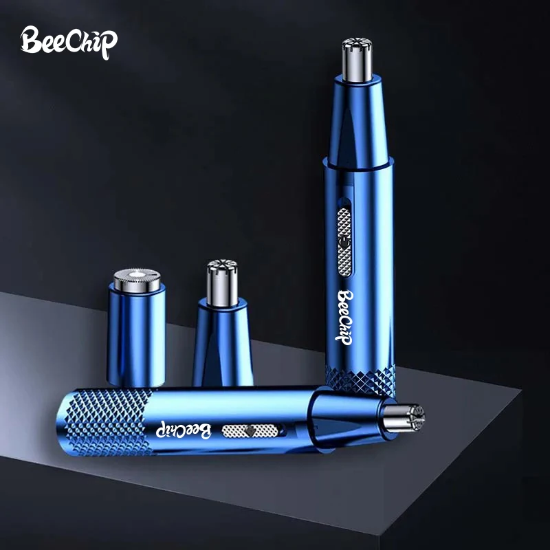 Nero blu e bianco naso tagliacapelli rasoio in metallo rasoio elettrico prodotti per la depilazione Trim naso capelli Unisex