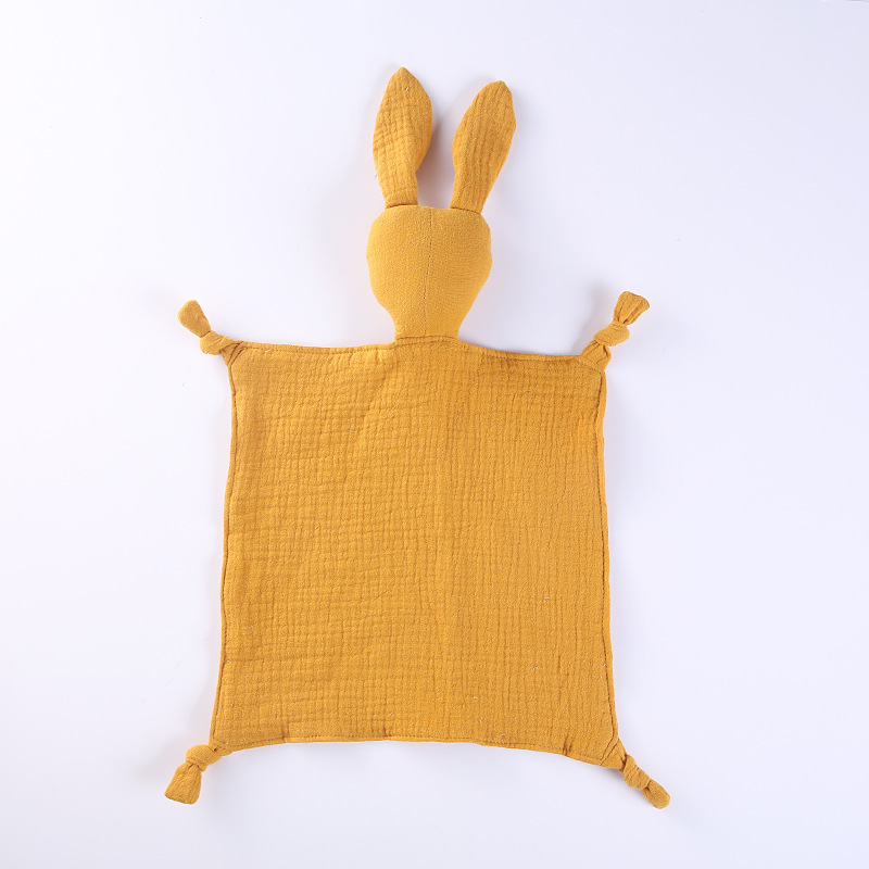 Couverture Double en gaze de coton pour bébé, couverture en mousseline de lapin pour bébés, carrés en mousseline, articles pour nouveau-né, couette de sommeil pour bébé né