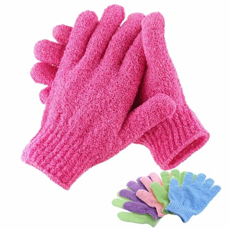 Bath Foam Glove Deep Cleaning Peeling Exfoliating Bast Wisp Massage Moisturizing Sponge Skin Care Washcloth Shower Accessories