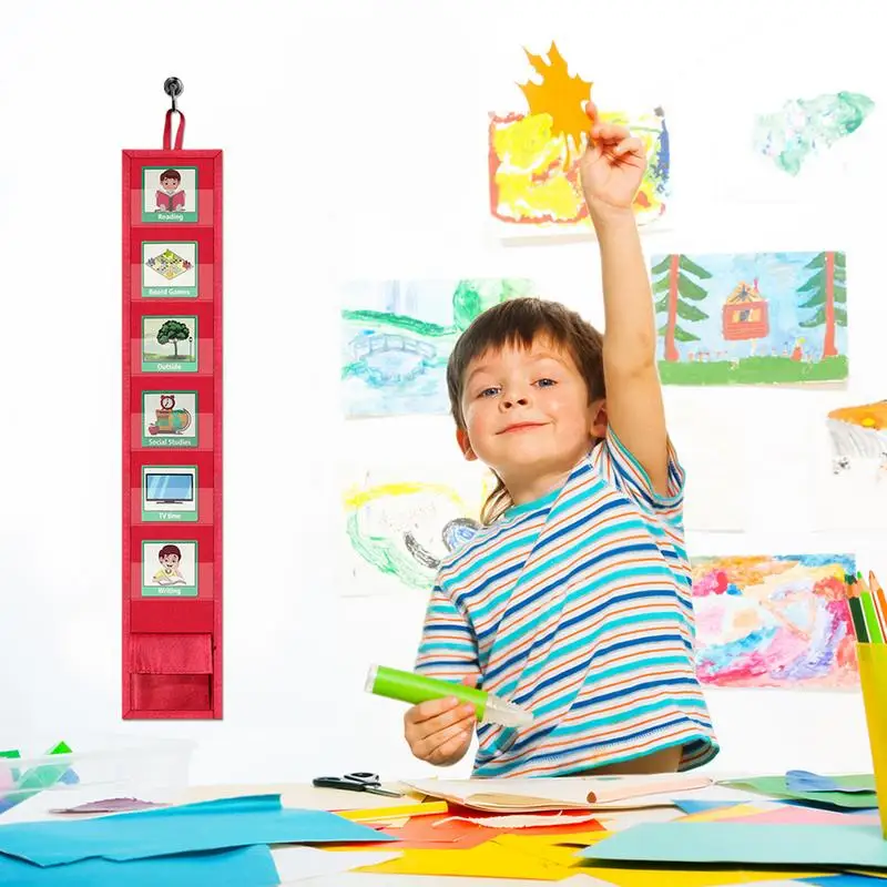 Kids Visual Schedule Daily Routine Cards Home Chore Chart buone abitudini giochi di allenamento programma di viaggio tabella tascabile programma