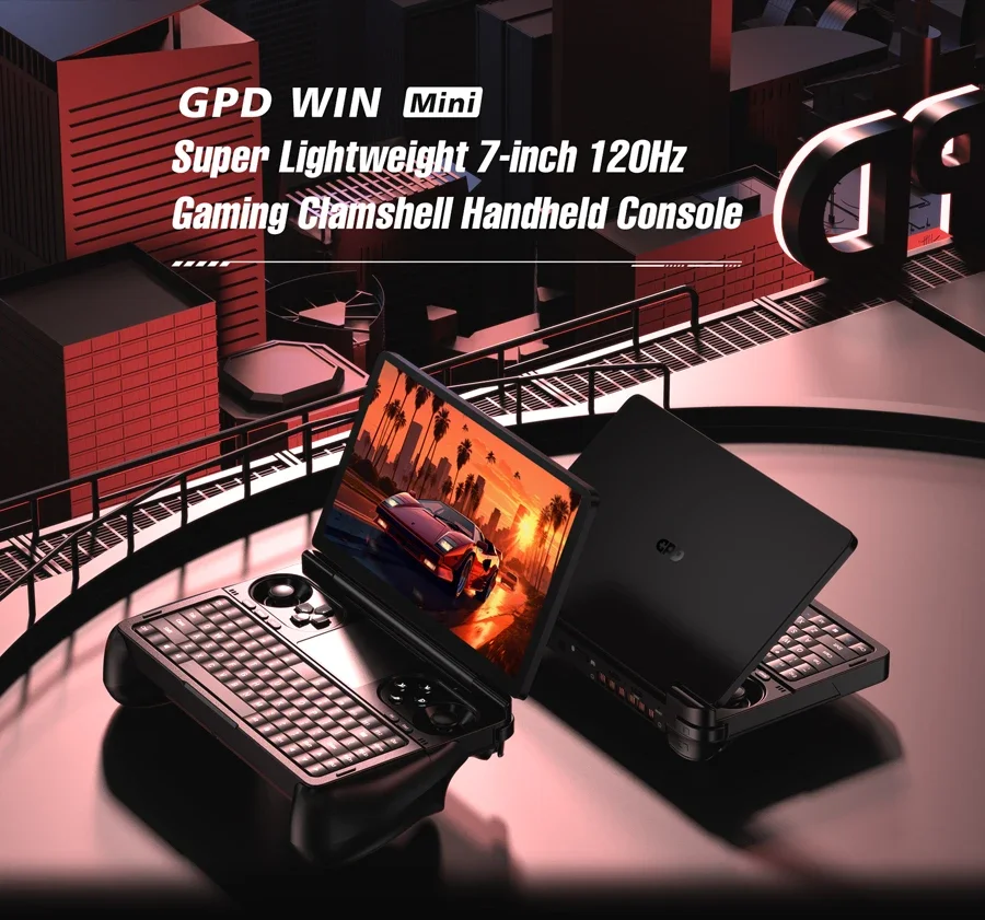 GPD WIN Mini 2025 AMD AI 9 HX 370 tablette portable de 7 pouces 32/64GB RAM 1/2TB ROM Mini PC Windows11 WiFi6 BT ordinateur portable de jeu