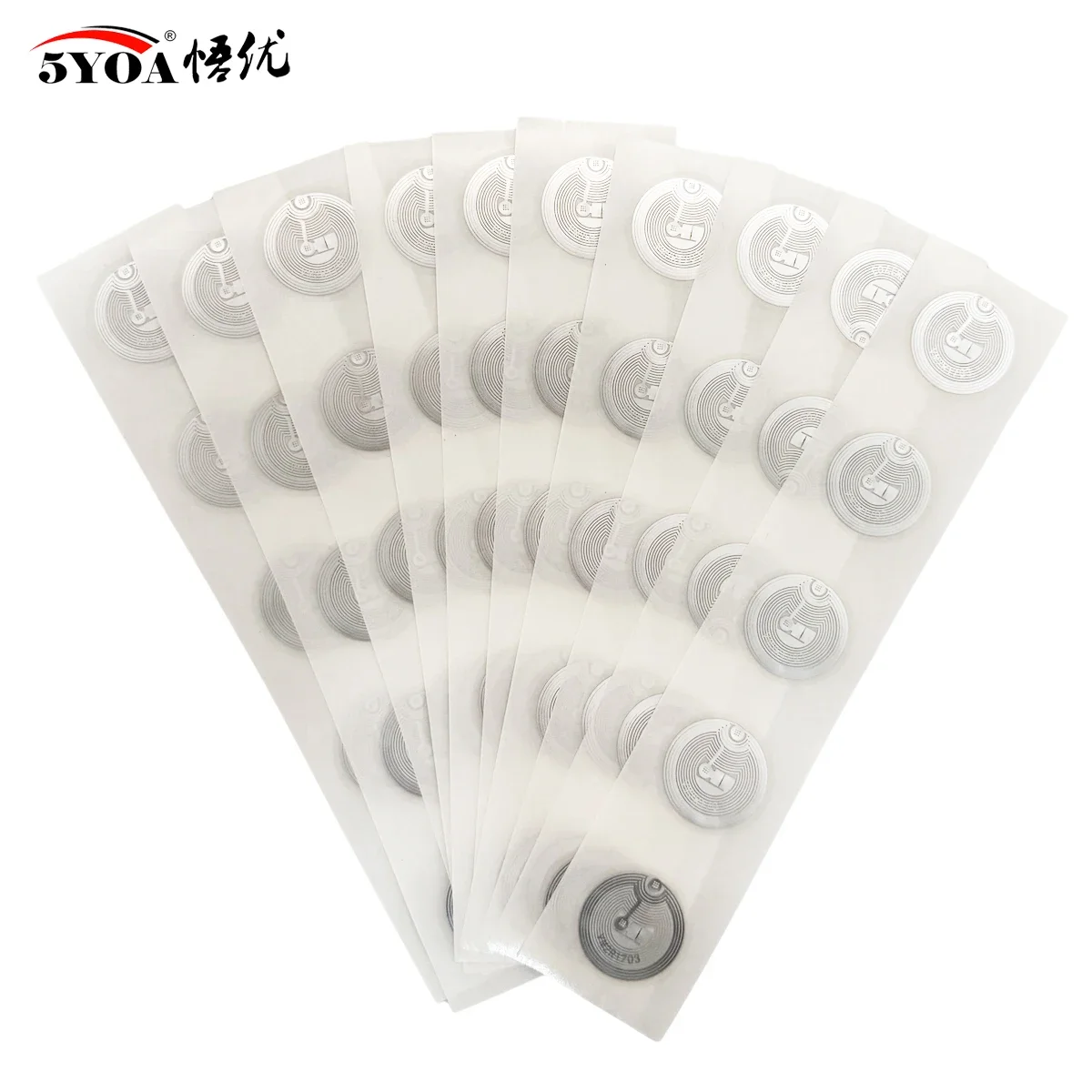 5YOA CUID Gen2 etiqueta electrónica regrabable llave inteligente NFC clon Token ISO14443 pegatina cambiable IC 13,56 Mhz RFID réplica de insignia