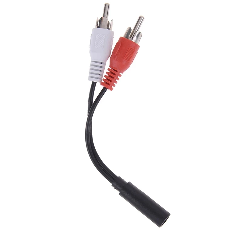 Conector auxiliar de Audio de 3,5mm, conector Jack macho hembra a 2RCA 3 RCA macho hembra, Cable AV de Audio y vídeo 3RCA