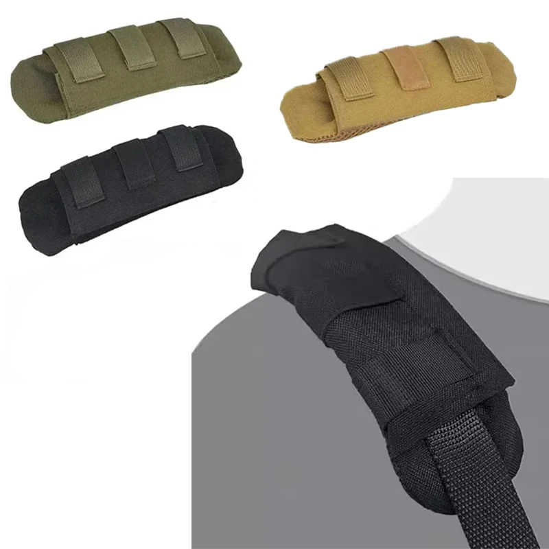 Tactical Vest Shoulder Pad 1PC Comfort Cushion with Nylon Mesh for FCPC JPC Carrier MOLLE Hiking Backpack Strap Pad