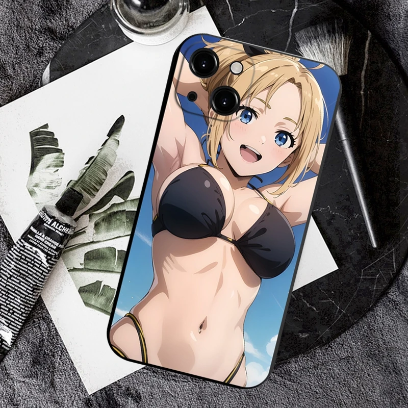 Mushoku Tensei Season 2 Eris Boreas Roxy Elinalise Rudeus Phone Case For iPhone 14 13 12 11 Pro Max Mini XS X XR SE3 2 7 8 Plus