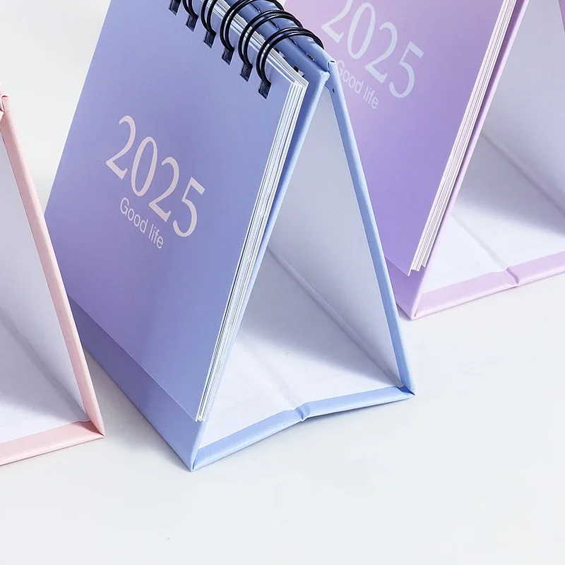 2025 ปฏิทินตั้งโต๊ะ 365 วันประจําปีน่ารัก COIL ปฏิทินหนังสือตารางรายปี Organizer To Do List Home อุปกรณ์สํานักงาน