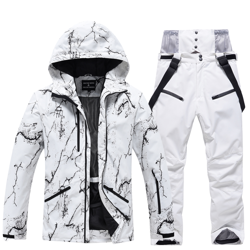 Masculino e feminino, conjuntos de roupas de esqui, à prova d'água, traje de neve, conjunto de jaqueta e calça de esqui, roupas ao ar livre, conjuntos de roupas de snowboard