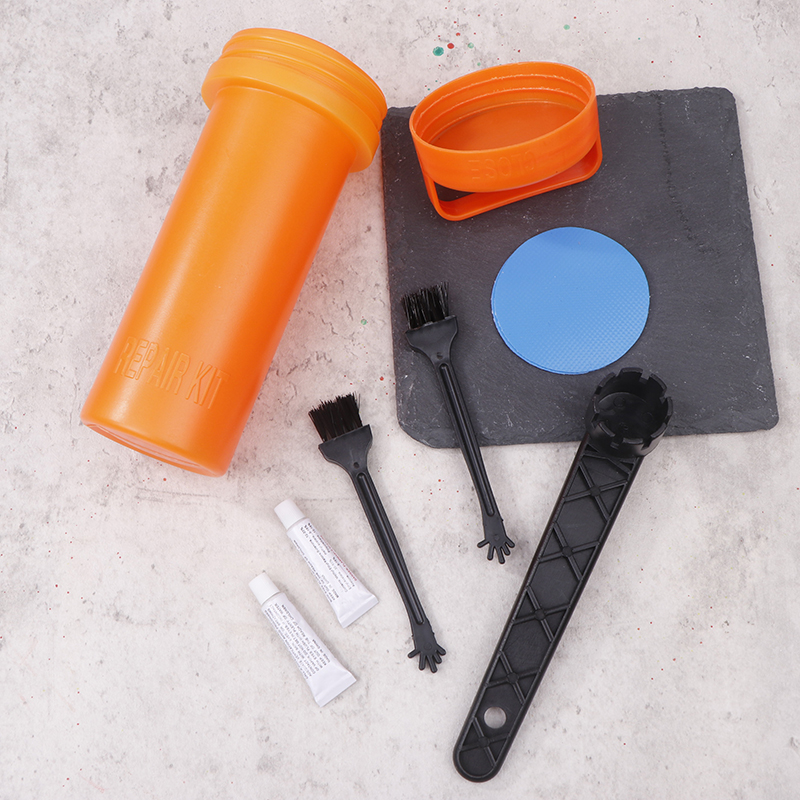 Portátil Kayaking Paddle Board Sup Repair Kit, válvula de ar, ferramenta prancha, cola, acessórios, 1 conjunto