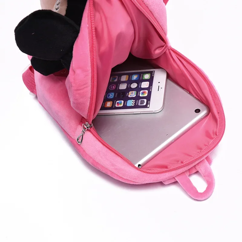 Hello Kitty KT Cartoon PP Mochila De Algodão, Short Plush Doll Schoolbag, Mickey Mouse, Jardim de Infância Crianças, Meninos e Meninas