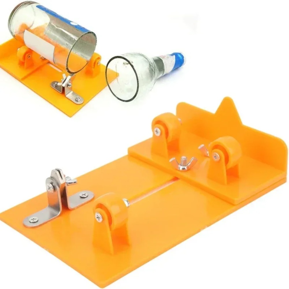 Cortador de botellas de vidrio Universal ajustable, tamaños, máquina cortadora de botellas de vidrio de Metal, botellas de vino, herramienta de corte de decoraciones artesanales