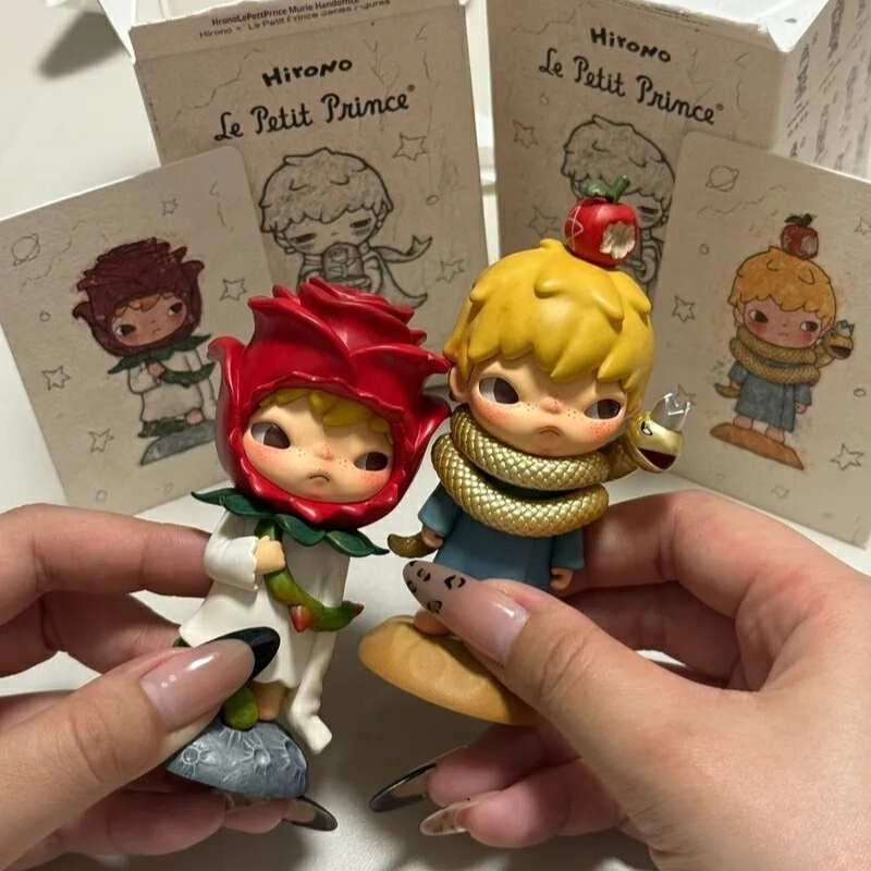 Original pop mart hirono ono caixa cega hirono x le petit série caixa misteriosa pouco co marca decoração estatueta brinquedos bonitos presente
