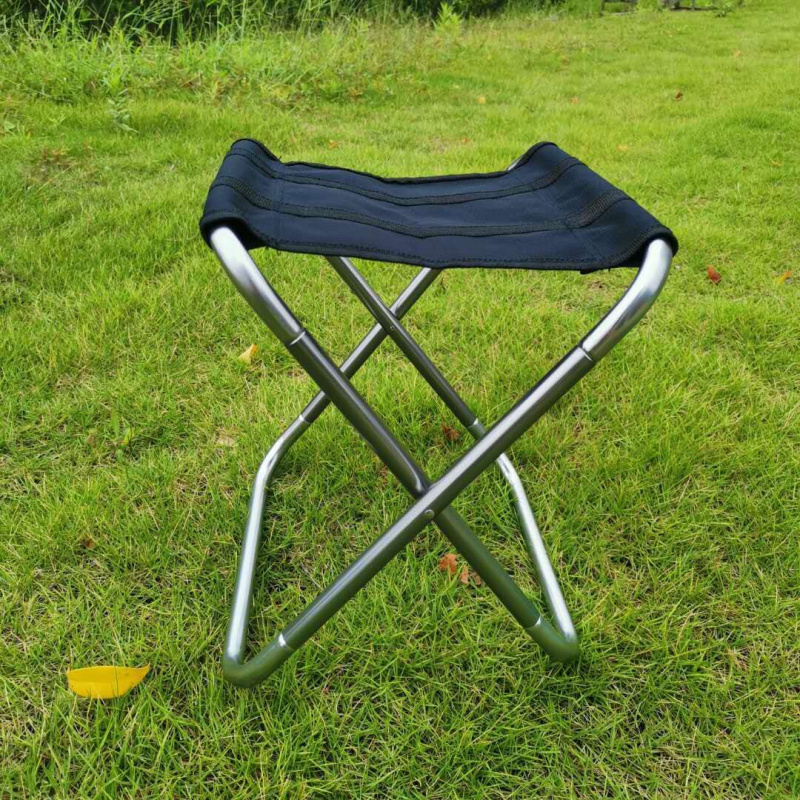 Outdoor 7075-Chaise pliante en alliage d'aluminium, tabouret de pêche, de camping et de train portable