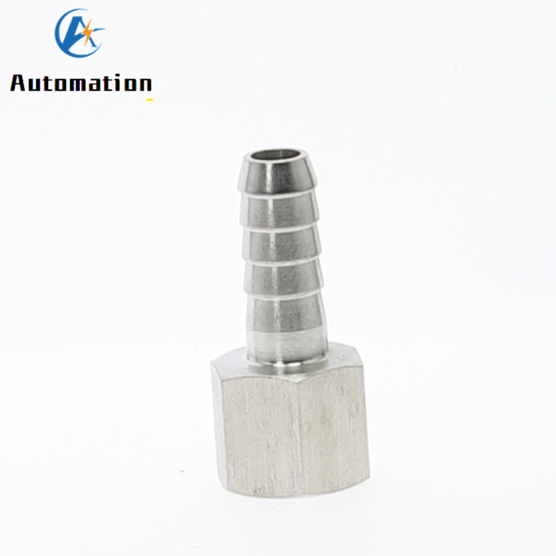 ท่อ Barb Tail 6/8/10/12/14 มม.SS304 สแตนเลสสตีลท่อ 1/8 "1/4" 3/8 "1/2" BSP หญิง Connector Joint Coupler Adapter