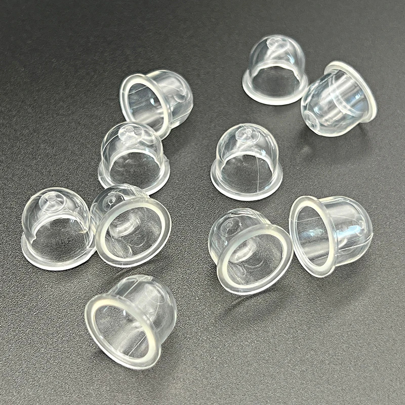 10 Pcs Transparent Fuel Carburetor Primer Bulb Oil Bubble for Chainsaw Brush Cutter