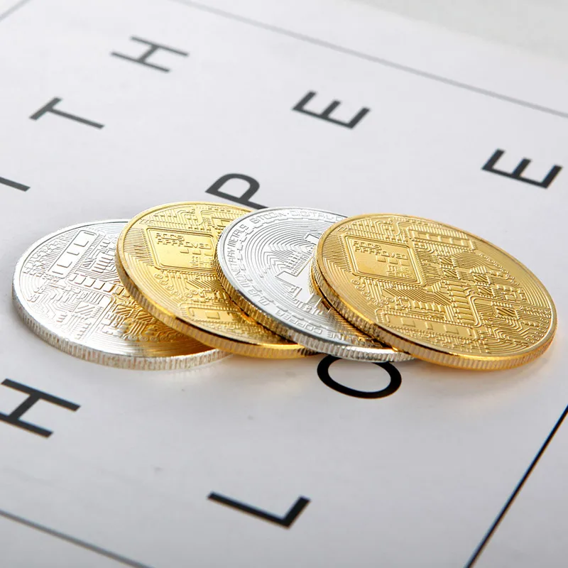 Sáng Tạo Lưu Niệm Mạ Vàng Bitcoin 50 Đồng Đại Tặng Bit Đồng Bộ Sưu Tập Nghệ Thuật Vàng Đồng Tiền Kỷ Niệm