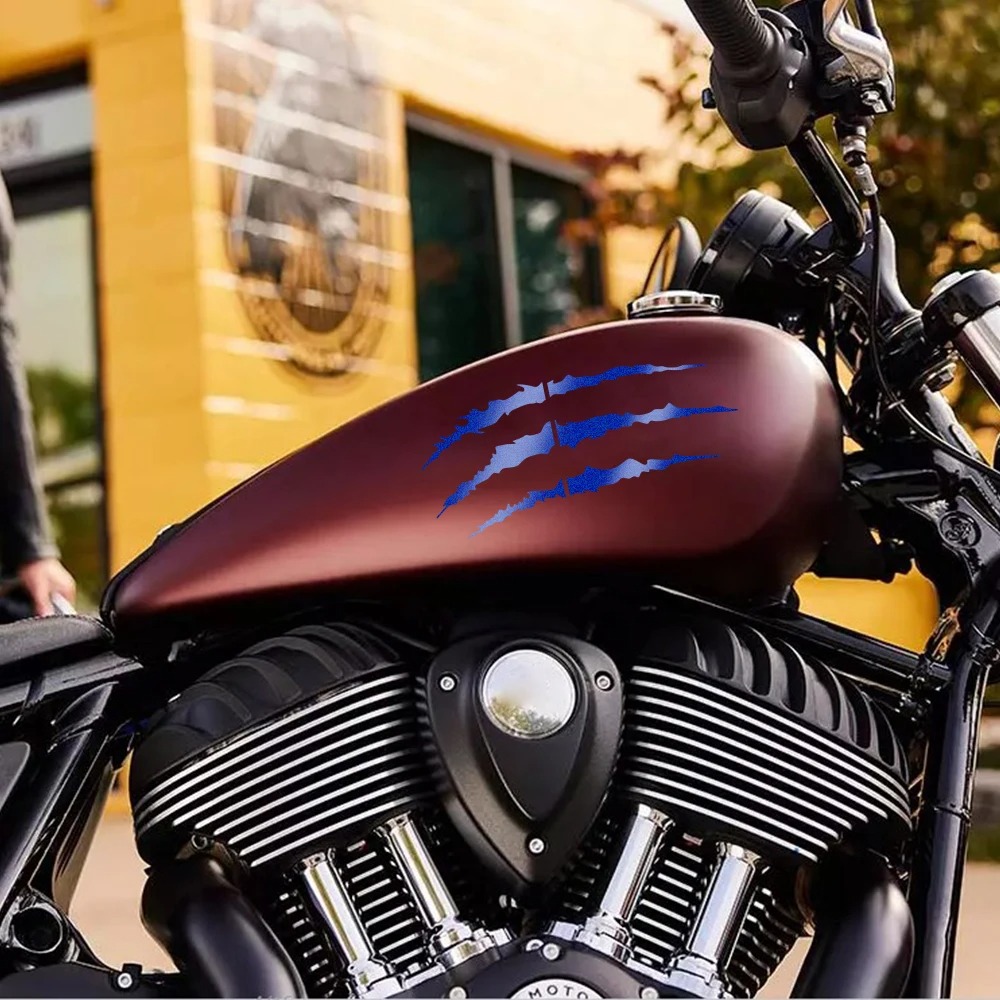 1PC Monster Claw Scratch Motorcycle Stickers for Helmet Tank Side Strips Vinyl Decals Car Headlight Body Waterproof Decoration