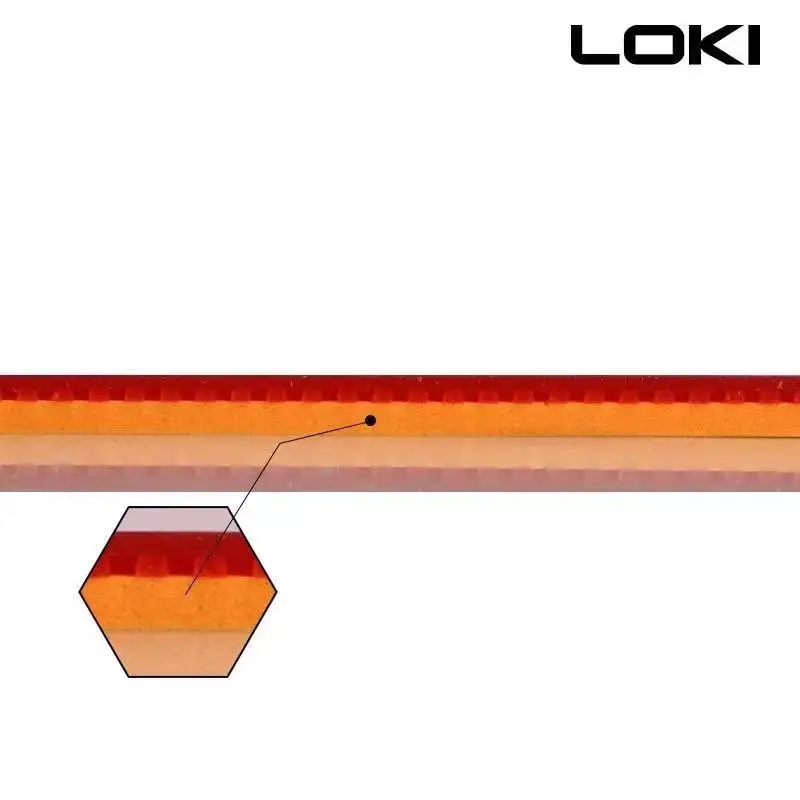 Oryginalna guma do tenisa stołowego LOKI RXTON 5 Sticky Rubbers Loop Spin Offensive Ping Pong Sponge Oryginalna guma do ping ponga Loki