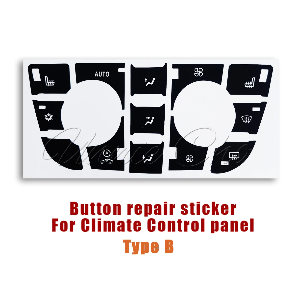 Pegatina de botón J para Opel Astra, reparación de Panel de Radio climática para Vauxhall Astra J GTC, accesorios de coche, reacabado, interruptor Meriva B