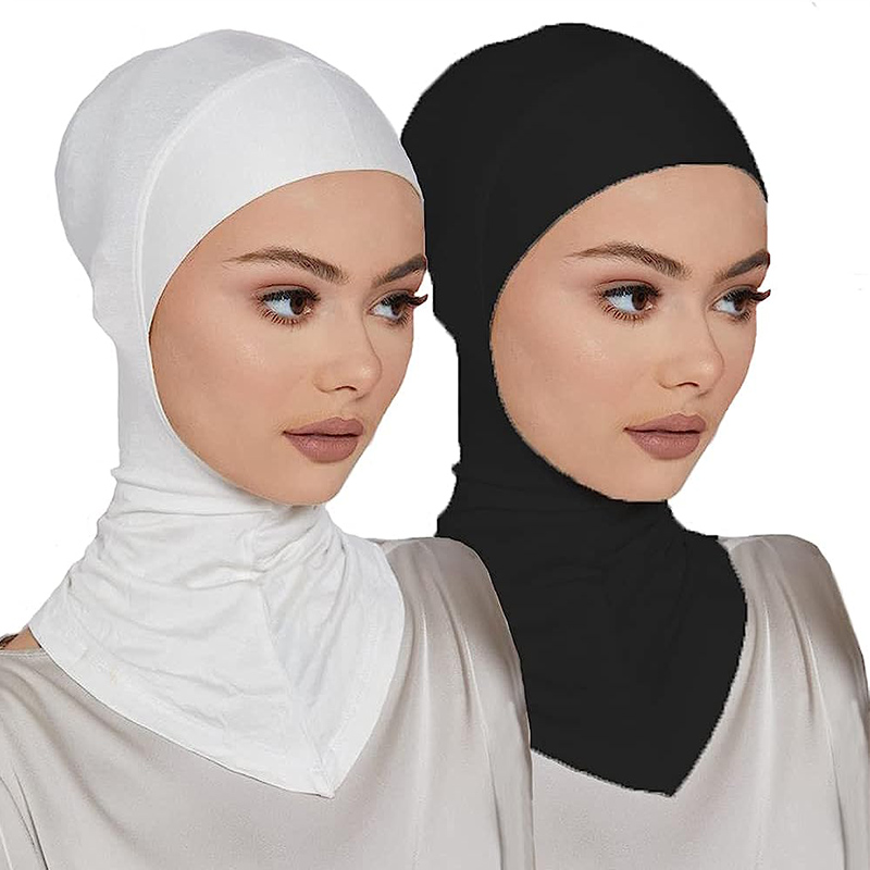 Tulband Caps voor Vrouwen Moslim Underscarf Modale Hijab Innerlijke Caps Rekbare Volledige Cover Sjaal Cap Volledige Hals Dekking