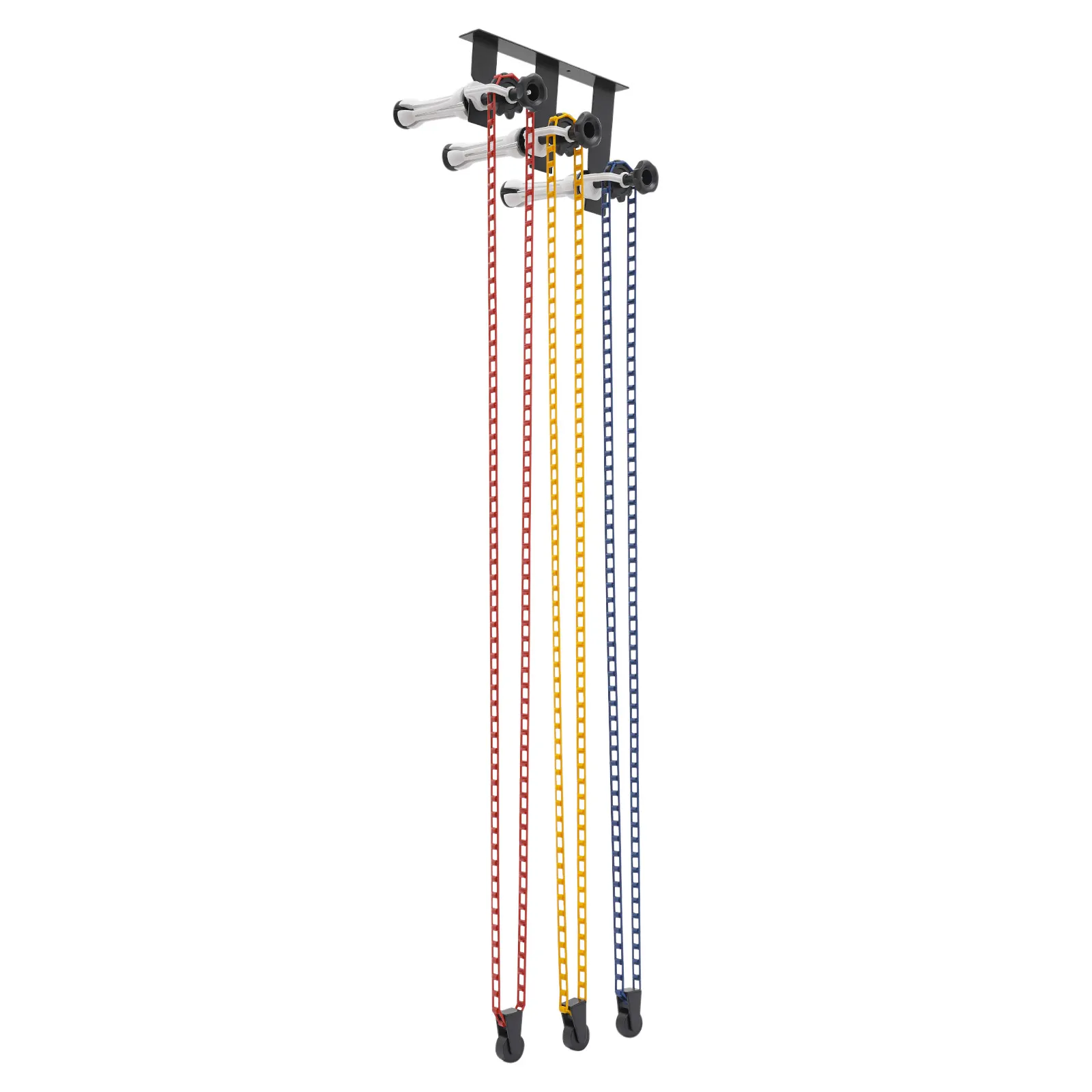 3 Roller Wall Mounting Photography Manual Background Support System Backdrop Elevation Device With 6 Expand bars 3 Chains
